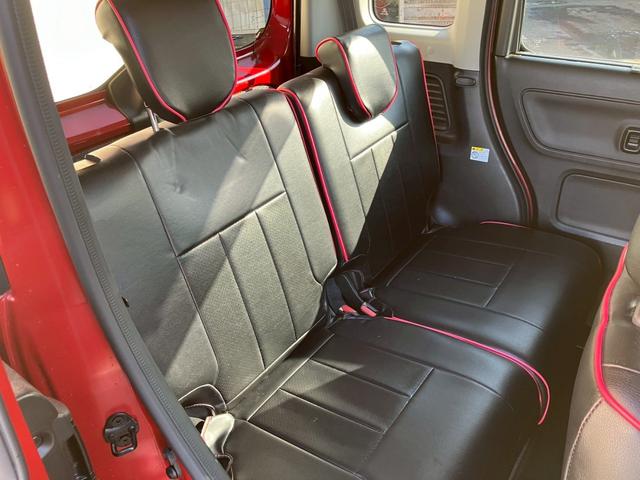 スペーシア ハイブリッドＸ　４ＷＤ　衝突被害軽減ブレーキ　両側電動スライドドア　シートヒーター　冬タイヤ　スマートキー　プッシュスタート　フェニックスレッドパール（45枚目）