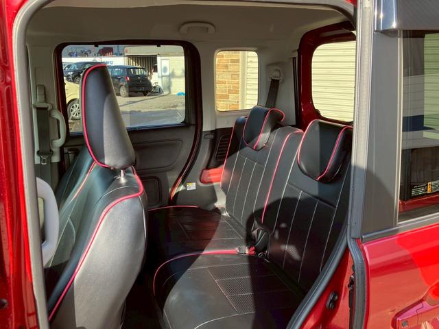 スペーシア ハイブリッドＸ　４ＷＤ　衝突被害軽減ブレーキ　両側電動スライドドア　シートヒーター　冬タイヤ　スマートキー　プッシュスタート　フェニックスレッドパール（51枚目）