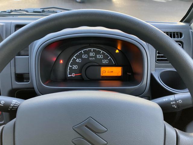 キャリイトラック ＫＣエアコン・パワステ　７型　パートタイム４ＷＤ　別途当社パックで快適に　ラジオ付き　ハロゲンヘッドランプ　アイドリングストップ　リヤパーキングセンサー　キーレスエントリー　横滑り防止　マニュアルエアコン（22枚目）