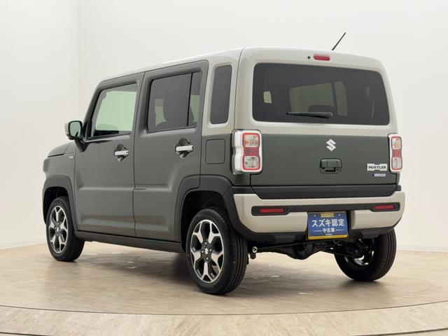 ハスラー ＨＹＢＲＩＤ　Ｘ　３型　全方位カメラ付９インチナビ！　当社パックで快適に！　アルミホイール　ＬＥＤヘッドランプ　ＬＥＤフォグランプ　ＳＲＳエアバック　オートライト　イモビライザー　プッシュスタート　シートヒーター　衝突被害軽減ブレーキ（4枚目）