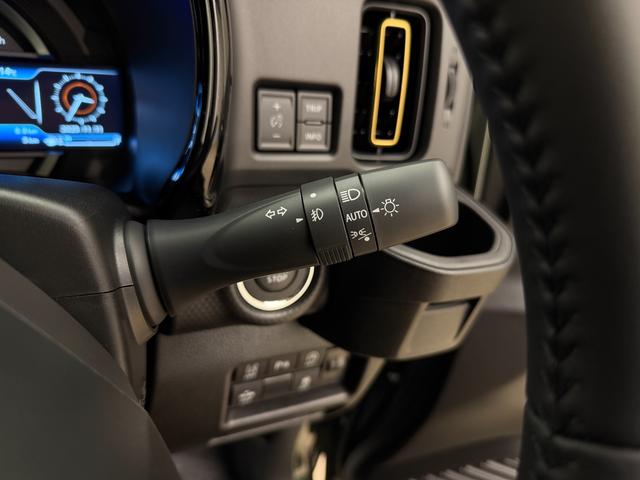 ハスラー ＨＹＢＲＩＤ　Ｘ　３型　全方位カメラ付９インチナビ！　当社パックで快適に！　アルミホイール　ＬＥＤヘッドランプ　ＬＥＤフォグランプ　ＳＲＳエアバック　オートライト　イモビライザー　プッシュスタート　シートヒーター　衝突被害軽減ブレーキ（34枚目）