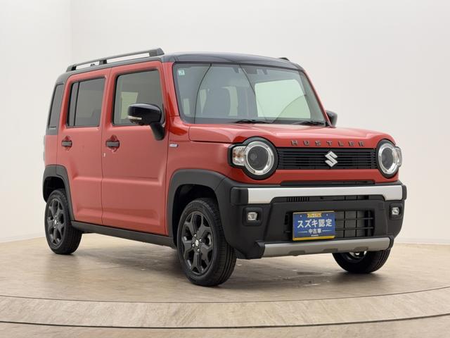 ハスラー タフワイルド 3型 4WD 全方位カメラ付9インチナビ! 当社パックで快適に! アルミホイール LEDヘッドランプ LEDフォグランプ SRSエアバック オートライト イモビライザー プッシュスタート シートヒーター 衝突被害軽減ブレーキ(5枚目)