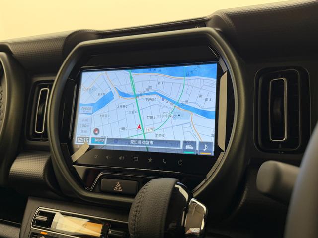 ハスラー タフワイルド 3型 4WD 全方位カメラ付9インチナビ! 当社パックで快適に! アルミホイール LEDヘッドランプ LEDフォグランプ SRSエアバック オートライト イモビライザー プッシュスタート シートヒーター 衝突被害軽減ブレーキ(13枚目)