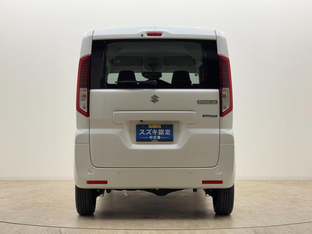 スペーシア ＨＹＢＲＩＤ　Ｇ　全方位カメラ付９インチナビ！　スチールホイール　ＬＥＤヘッドランプ　ＳＲＳエアバック　オートライト　イモビライザー　キーレスエントリー　シートヒーター　衝突被害軽減ブレーキ　後退時ブレーキサポート（29枚目）