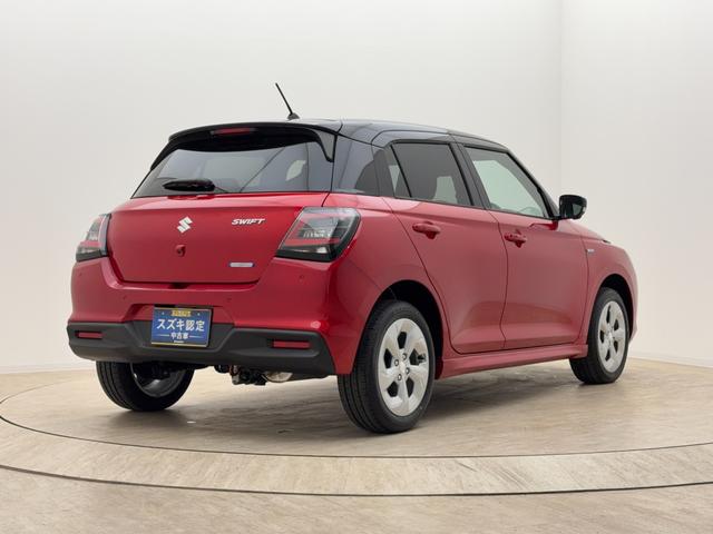 スイフト !先行初売!HYBRID MX 全方位カメラ9インチナビ 4WD 当社パックでさらに快適に! アルミホイール LEDヘッドランプ LEDフォグランプ SRSエアバック イモビライザー プッシュスタート 衝突被害軽減ブレーキ アダプティブクルーズコントロール(6枚目)