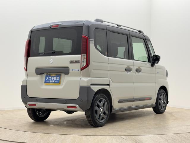 スペーシア !先行初売!ギア HYBRID XZ全方位カメラ9インチナビ アルミホイール LEDヘッドランプ LEDフォグランプ SRSエアバック オートライト イモビライザー プッシュスタート シートヒーター 衝突被害軽減ブレーキ 後退時ブレーキサポート(6枚目)