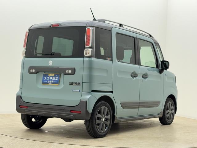 スペーシアギア ！先行初売！　ＨＹＢＲＩＤ　ＸＺ　３型　４ＷＤ　全方位カメラパッケージ　別途当社パックでさらに快適に　アルミホイール　ＬＥＤヘッドランプ　ＬＥＤフォグランプ　ＳＲＳエアバック　オートライト　シートヒーター　両側電動スライドドア　衝突被害軽減ブレーキ（6枚目）