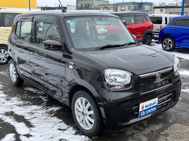 アルト ！初売！　【アウトレット】　４ＷＤ　ＨＹＢＲＩＤ　Ｓ　ナビ付！　別途当社パックでさらに快適に　スチールホイール（夏タイヤ）　ハロゲンヘッドランプ　ＳＲＳエアバック　オートライト　イモビライザー　シートヒーター　衝突被害軽減ブレーキ　後退時ブレーキサポート（8枚目）