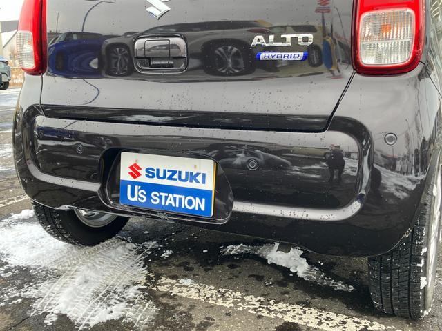 アルト ！初売！　【アウトレット】　４ＷＤ　ＨＹＢＲＩＤ　Ｓ　ナビ付！　別途当社パックでさらに快適に　スチールホイール（夏タイヤ）　ハロゲンヘッドランプ　ＳＲＳエアバック　オートライト　イモビライザー　シートヒーター　衝突被害軽減ブレーキ　後退時ブレーキサポート（41枚目）