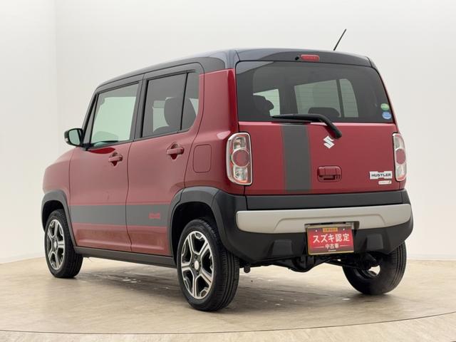 ハスラー ！初売！【アウトレット】Ｘターボ　４ＷＤ　純正ナビ、カメラ付　アルミホイール　ＬＥＤヘッドランプ　ハロゲンフォグランプ　ＳＲＳエアバック　オートライト　イモビライザー　キーレスプッシュ　シートヒーター　衝突被害軽減ブレーキ　後退時ブレーキサポート（4枚目）