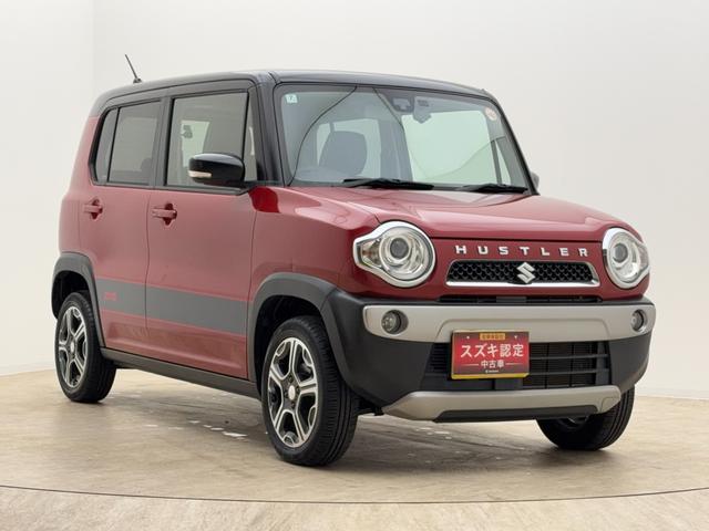 ハスラー ！初売！【アウトレット】Ｘターボ　４ＷＤ　純正ナビ、カメラ付　アルミホイール　ＬＥＤヘッドランプ　ハロゲンフォグランプ　ＳＲＳエアバック　オートライト　イモビライザー　キーレスプッシュ　シートヒーター　衝突被害軽減ブレーキ　後退時ブレーキサポート（5枚目）