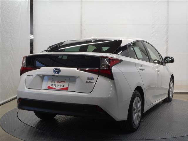 プリウス S 4WD メモリーナビ ミュージックプレイヤー接続可 バックカメラ 衝突被害軽減システム ETC LEDヘッドランプ(4枚目)