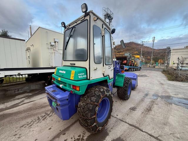 日本 コマツ WA40-3E タイヤショベル 除雪仕様1206時間 スノータイヤ チェーン(12枚目)