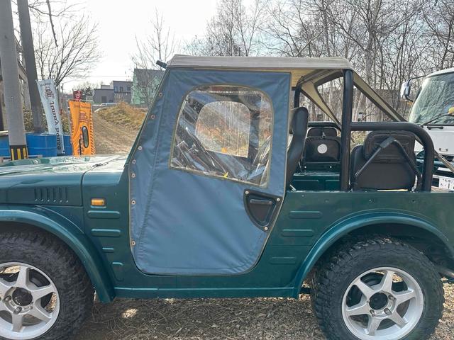 ジムニー 　ＳＪ１０幌　エンジン載せ替え　腰上オーバーホール済　ＳＪ３０ヘッド取付　点火強化　４ＷＤ　スズキスポーツアルミホイール　４速ＭＴ　ドア張替え　全塗装歴有（3枚目）