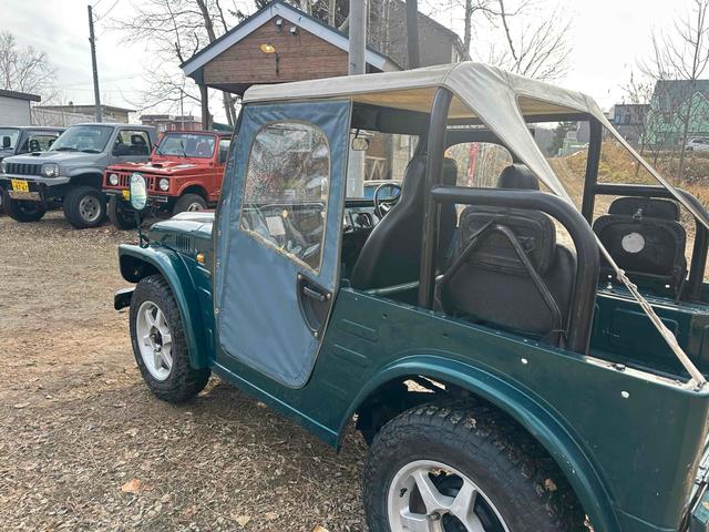 ジムニー 　ＳＪ１０幌　エンジン載せ替え　腰上オーバーホール済　ＳＪ３０ヘッド取付　点火強化　４ＷＤ　スズキスポーツアルミホイール　４速ＭＴ　ドア張替え　全塗装歴有（4枚目）