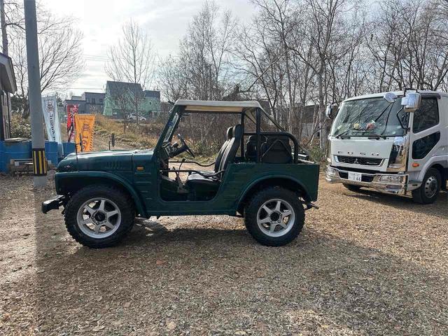 ジムニー 　ＳＪ１０幌　エンジン載せ替え　腰上オーバーホール済　ＳＪ３０ヘッド取付　点火強化　４ＷＤ　スズキスポーツアルミホイール　４速ＭＴ　ドア張替え　全塗装歴有（10枚目）