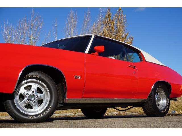 シボレーシェベル ＳＳ　シリアルマッチ　３５０ＡＴ　３８３ストローカー　３５０ＡＴ　３速　／　３８３ストローカー　Ｖ８　６．３００ｃｃ　／　Ｆ：２２５／６０Ｒ１５　Ｒ：２６５／６０Ｒ１５　／　ビニールトップ（18枚目）