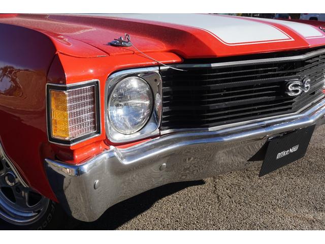 シボレーシェベル ＳＳ　シリアルマッチ　３５０ＡＴ　３８３ストローカー　３５０ＡＴ　３速　／　３８３ストローカー　Ｖ８　６．３００ｃｃ　／　Ｆ：２２５／６０Ｒ１５　Ｒ：２６５／６０Ｒ１５　／　ビニールトップ（24枚目）