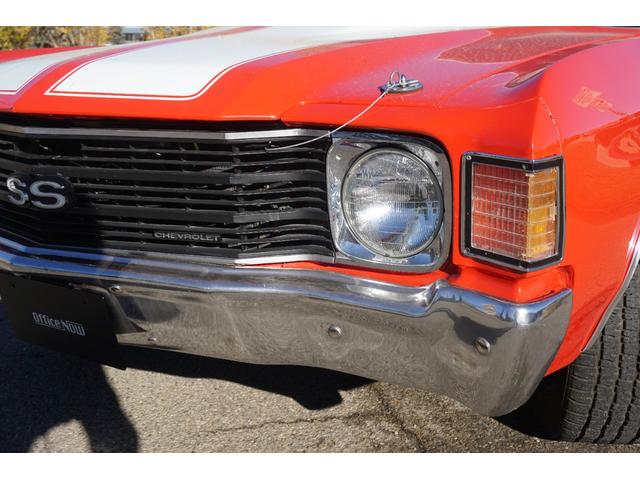 シボレーシェベル ＳＳ　シリアルマッチ　３５０ＡＴ　３８３ストローカー　３５０ＡＴ　３速　／　３８３ストローカー　Ｖ８　６．３００ｃｃ　／　Ｆ：２２５／６０Ｒ１５　Ｒ：２６５／６０Ｒ１５　／　ビニールトップ（28枚目）