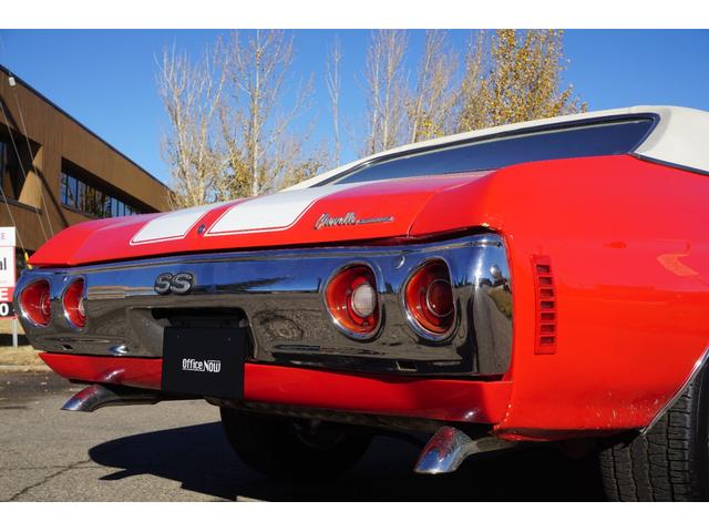 シボレーシェベル ＳＳ　シリアルマッチ　３５０ＡＴ　３８３ストローカー　３５０ＡＴ　３速　／　３８３ストローカー　Ｖ８　６．３００ｃｃ　／　Ｆ：２２５／６０Ｒ１５　Ｒ：２６５／６０Ｒ１５　／　ビニールトップ（34枚目）