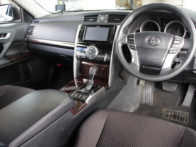 マークX 250G Four Fパッケージ 4WD 後期型 寒冷地仕様 SDナビ バックカメラ セーフティーセンス レーダークルーズ HIDヘッドライト オートライト デュアルオートエアコン ドラレコ ETC(3枚目)