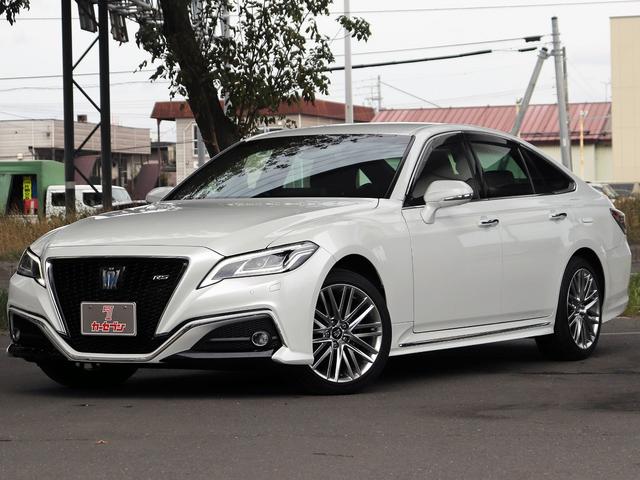 クラウンハイブリッド ＲＳ　Ｆｏｕｒ　後期型　寒冷地仕様　１２．３型ナビＴＶ　ブラインドスポットモニター　レーダークルーズ　アダプティブハイビーム　３眼ＬＥＤ　黒半革　ＲＣＴＡ　パワーシート　シートヒーター　スーパーライブサウンド（31枚目）