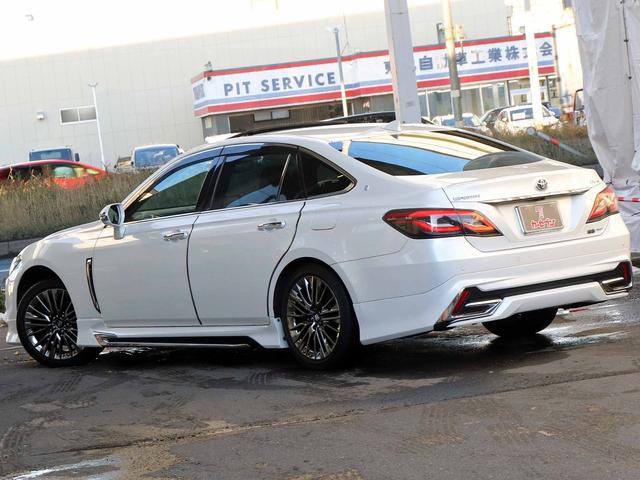 クラウンハイブリッド G-エグゼクティブ Four 後期 モデリスタエアロ サンルーフ セーフティPKG+ ETC2.0 12.3型ナビTV パノラミックビューモニター パーキングサポートブレーキ ブラインドスポット デジタルインナーミラー 3眼LED(21枚目)