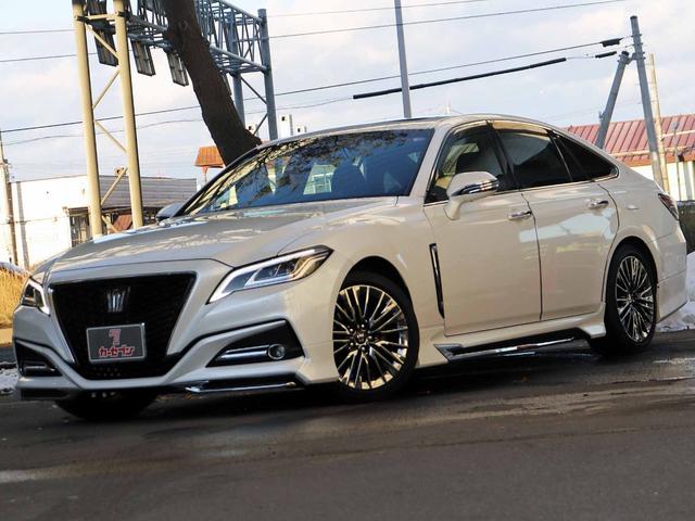 クラウンハイブリッド G-エグゼクティブ Four 後期 モデリスタエアロ サンルーフ セーフティPKG+ ETC2.0 12.3型ナビTV パノラミックビューモニター パーキングサポートブレーキ ブラインドスポット デジタルインナーミラー 3眼LED(26枚目)