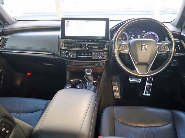 クラウンハイブリッド G-エグゼクティブ Four 後期 モデリスタエアロ サンルーフ セーフティPKG+ ETC2.0 12.3型ナビTV パノラミックビューモニター パーキングサポートブレーキ ブラインドスポット デジタルインナーミラー 3眼LED(28枚目)