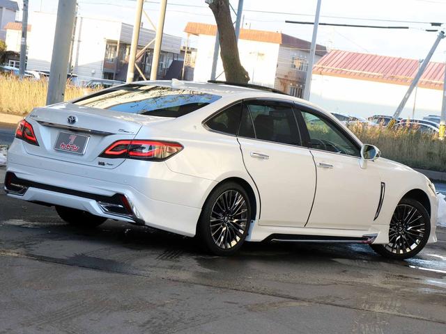 クラウンハイブリッド G-エグゼクティブ Four 後期 モデリスタエアロ サンルーフ セーフティPKG+ ETC2.0 12.3型ナビTV パノラミックビューモニター パーキングサポートブレーキ ブラインドスポット デジタルインナーミラー 3眼LED(48枚目)