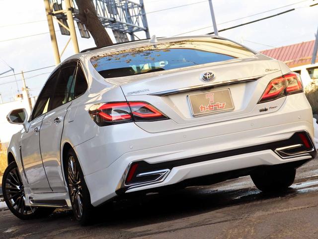 クラウンハイブリッド G-エグゼクティブ Four 後期 モデリスタエアロ サンルーフ セーフティPKG+ ETC2.0 12.3型ナビTV パノラミックビューモニター パーキングサポートブレーキ ブラインドスポット デジタルインナーミラー 3眼LED(49枚目)