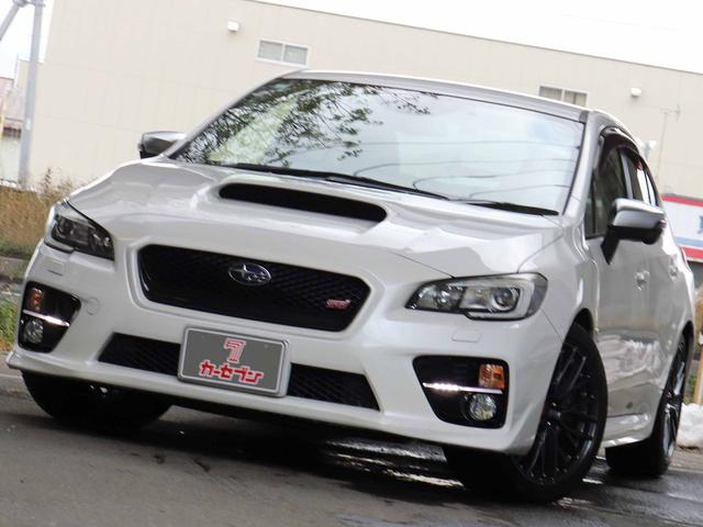 WRX STI STI 6MT ツインスクロールターボ(308PS) アドバンストセーフティPKG ビルシュタイン ブレンボ17インチブレーキ SDナビ フルセグTV サイド・バックカメラ ETC 黒半革 パワーシート(2枚目)