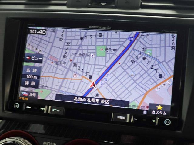 WRX STI STI 6MT ツインスクロールターボ(308PS) アドバンストセーフティPKG ビルシュタイン ブレンボ17インチブレーキ SDナビ フルセグTV サイド・バックカメラ ETC 黒半革 パワーシート(7枚目)