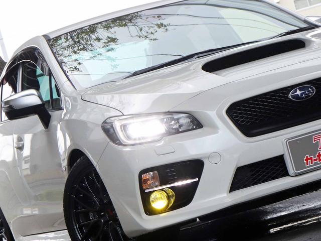 WRX STI STI 6MT ツインスクロールターボ(308PS) アドバンストセーフティPKG ビルシュタイン ブレンボ17インチブレーキ SDナビ フルセグTV サイド・バックカメラ ETC 黒半革 パワーシート(19枚目)