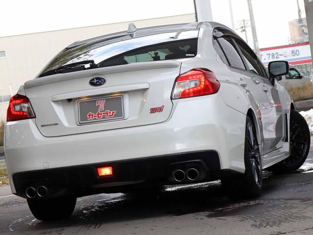 WRX STI STI 6MT ツインスクロールターボ(308PS) アドバンストセーフティPKG ビルシュタイン ブレンボ17インチブレーキ SDナビ フルセグTV サイド・バックカメラ ETC 黒半革 パワーシート(22枚目)