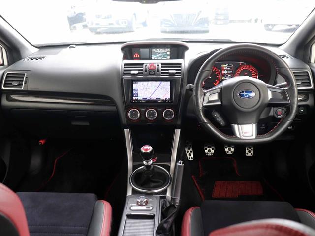 WRX STI STI 6MT ツインスクロールターボ(308PS) アドバンストセーフティPKG ビルシュタイン ブレンボ17インチブレーキ SDナビ フルセグTV サイド・バックカメラ ETC 黒半革 パワーシート(28枚目)
