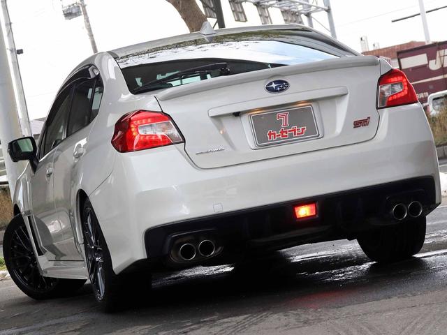 WRX STI STI 6MT ツインスクロールターボ(308PS) アドバンストセーフティPKG ビルシュタイン ブレンボ17インチブレーキ SDナビ フルセグTV サイド・バックカメラ ETC 黒半革 パワーシート(51枚目)