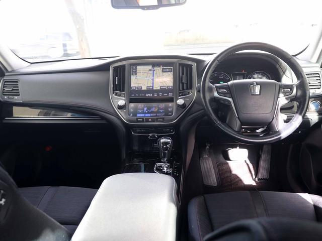 クラウンハイブリッド アスリートS Four 後期型 アドバンストPKG プリクラッシュ レーダークルーズ スパッタリング18インチアルミ メーカーナビTV パノラミックビューモニター インテリジェントクリアランスソナー パワーシート ETC(28枚目)