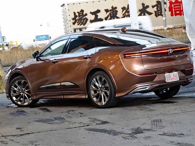 クラウンクロスオーバー Gアドバンスド・レザーパッケージ モデリスタエアロ デジタルインナーミラー 12.3型ナビTV パノラミックビューモニター セーフティセンス ブラインドスポット 4眼LEDヘッドライト 黒本革 ステアリングヒーター シートヒーター(22枚目)