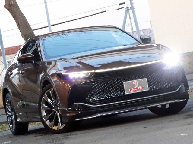 クラウンクロスオーバー Gアドバンスド・レザーパッケージ モデリスタエアロ デジタルインナーミラー 12.3型ナビTV パノラミックビューモニター セーフティセンス ブラインドスポット 4眼LEDヘッドライト 黒本革 ステアリングヒーター シートヒーター(26枚目)