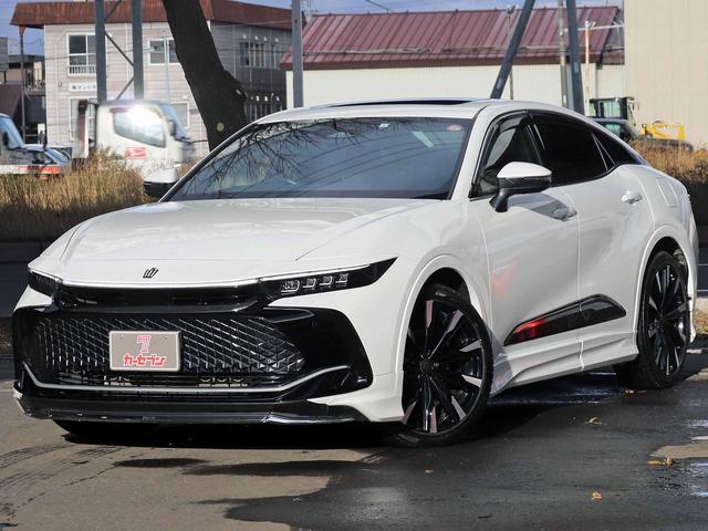 クラウンクロスオーバー RSアドバンスド 寒冷地仕様 サンルーフ モデリスタエアロ ドライバーサポートPKG2 リアサポートPKG 12.3型ナビTV パノラミックビューモニター デジタルインナーミラー パワートランク 黒革 ETC2.0(24枚目)