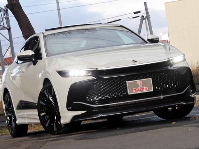 クラウンクロスオーバー RSアドバンスド 寒冷地仕様 サンルーフ モデリスタエアロ ドライバーサポートPKG2 リアサポートPKG 12.3型ナビTV パノラミックビューモニター デジタルインナーミラー パワートランク 黒革 ETC2.0(25枚目)