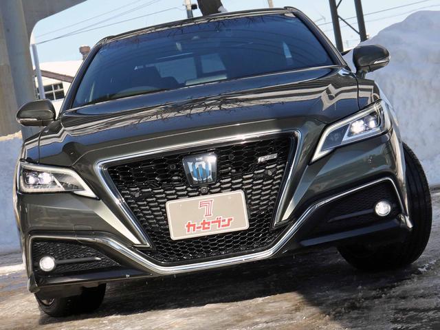 クラウンハイブリッド ＲＳアドバンス　Ｆｏｕｒ　ジャパンカラーセレクションＰＫＧ　寒冷地仕様　　セーフティＰＫＧプラス　メーカーナビＴＶ　パノラミックビューモニター　レーダークルーズ　Ａハイビーム　黒本革　ブラインドスポット　ＲＣＴＡ　ＥＴＣ（46枚目）