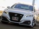 クラウンハイブリッド RS Four 寒冷地仕様 モデリスタフロントエアロ セーフティPKGプラス レザーシートPKG メーカーナビTV パノラミックビューモニター レーダークルーズ パーキングアシスト2 ブラインドスポット 黒革 ETC 中古車画像_3