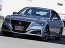 クラウンハイブリッド S Cパッケージ Four セーフティPKGプラス メーカーナビTV パノラミックビューモニター インテリジェントパーキングアシスト2 ブラインドスポット RCTA パワーシート ステアリングヒーター ETC カラーHUD 中古車画像_2