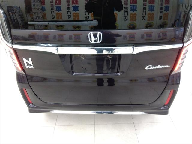 Ｎ－ＢＯＸカスタム Ｌ　後期型　衝突軽減ブレーキ　バックカメラ　ワンセグＴＶ　片側パワースライドドア　ＣＤ　エンジンスターター　アイドリングストップ　スマートキー　純正アルミホイール　ＬＥＤヘッドライト　ＡＢＳ　４ＷＤ（33枚目）