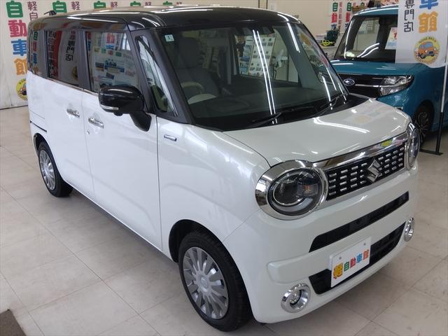 ワゴンRスマイル ハイブリッドX セーフティプラスパッケージ 全方位モニター付メモリーナビ装着車 4WD 衝突軽減ブレーキ Bluetooth 全周囲カメラ バックカメラ 純正ナビTV 両側パワースライドドア USB接続 スマートキー(3枚目)