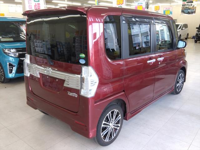 タント カスタムRS SAIII 4WD ターボ 衝突軽減ブレーキ Bluetooth バックカメラ 純正ナビTV 両側パワースライドドア CD・DVD再生 アイドリングストップ LEDヘッドライト ABS スマートキー(4枚目)