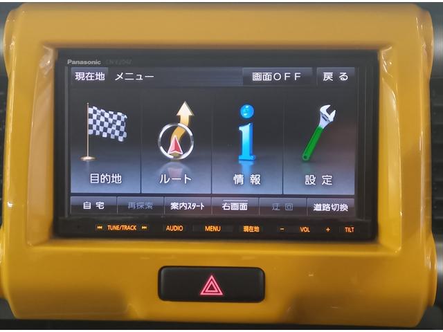 ハスラー X 4WD 衝突軽減ブレーキ ドラレコ 純正ナビTV ETC CD アイドリングストップ スマートキー HIDヘッドライト 純正アルミホイール ABS プッシュスタート Wエアバック フル装備 禁煙車(16枚目)