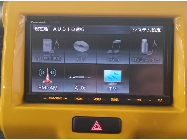 ハスラー X 4WD 衝突軽減ブレーキ ドラレコ 純正ナビTV ETC CD アイドリングストップ スマートキー HIDヘッドライト 純正アルミホイール ABS プッシュスタート Wエアバック フル装備 禁煙車(17枚目)